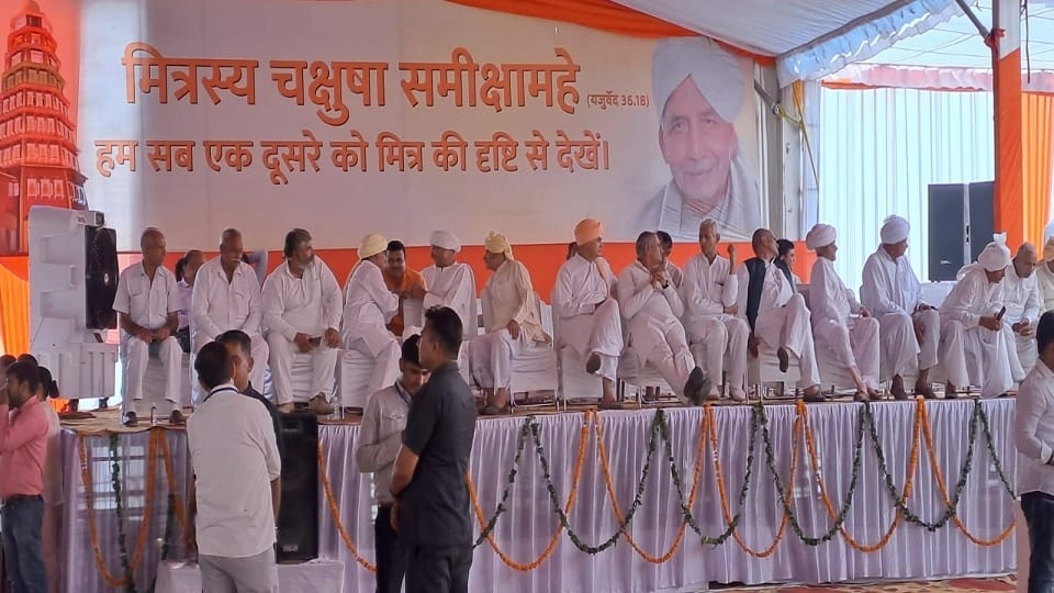 Bharat Mitra Pillar: Grand inauguration ceremony in Khanda Kheri village, Rishi Muni arrived from India