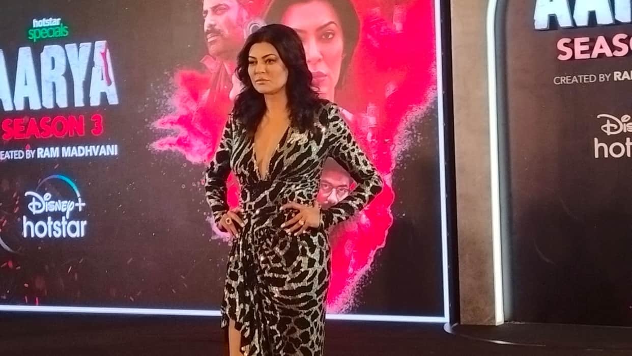 Aarya 3 Trailer Sushmita Sen opened about different things at disney plus hotstar web series trailer launch
