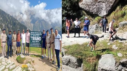 Captain of Netherlands cricket did the trekking of Triund with his companions, completed the journey of five