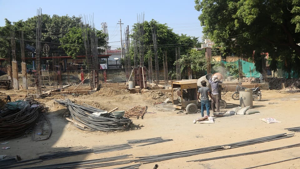 Hostel being built in the stadium at a cost of Rs 579.63 lakh