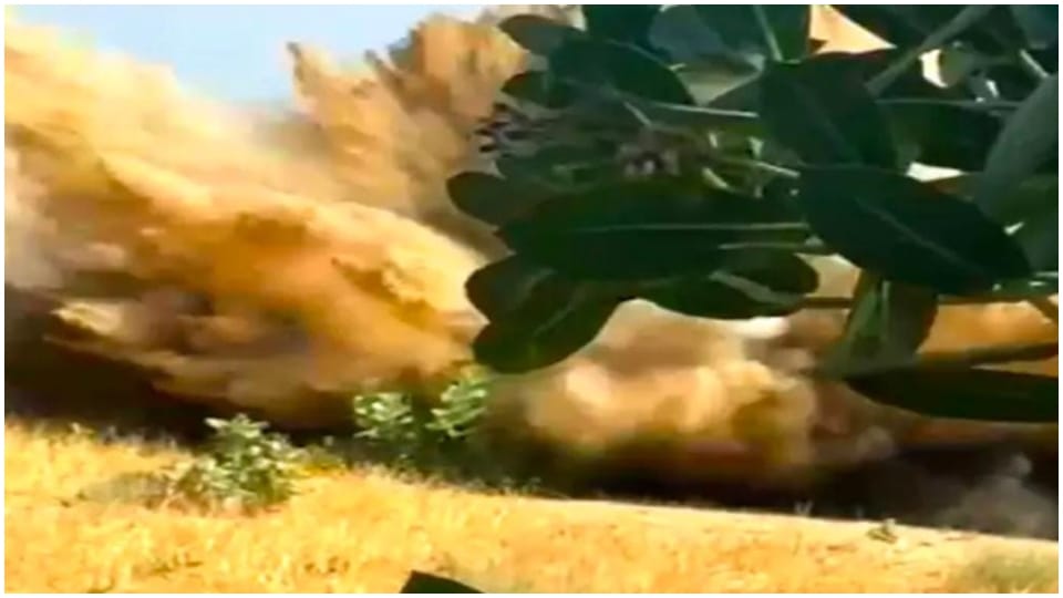 Anti personnel land mine destroyed in Jaisalmer found two months ago near India Pakistan border