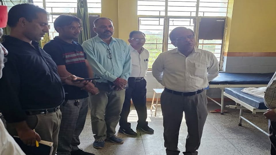 CMO inspected the hospital