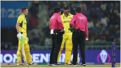 AUS vs SA, WC 2023:  Controversy over Marcus Stoinis dismissal, Ruckus on Steve Smith wicket too; See Photo