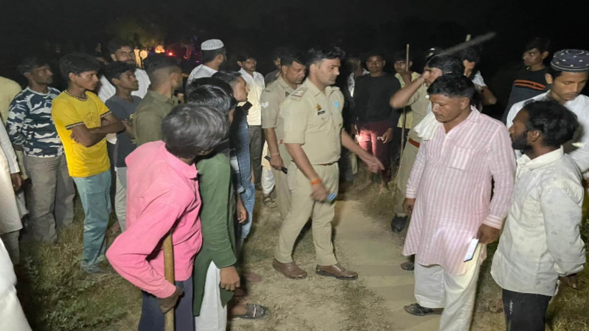 Heads were missing from dead bodies buried in graveyard in Baghpat and see photos