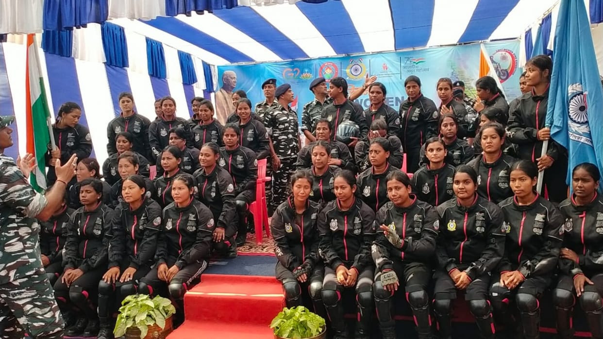 Bihar News CRPF Yashaswini Yatra reached Aurangabad brave women welcomed