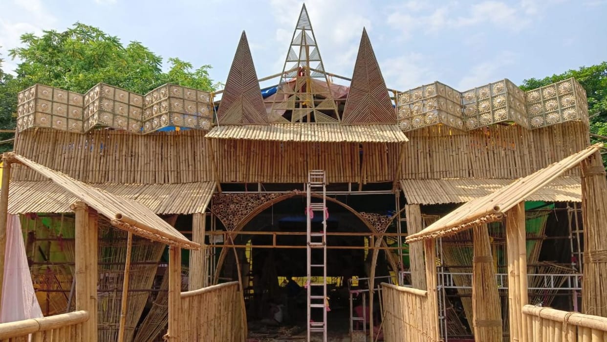 Bai Ka Bagh Barwari Durga Pandal will give the message of environmental protection