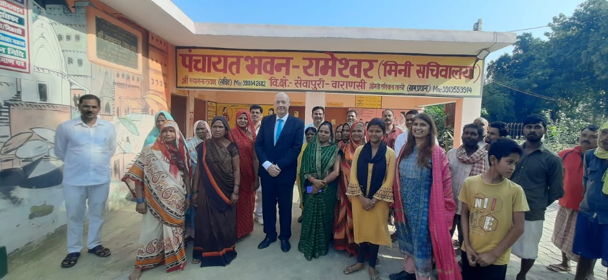 Denmark ambassador reached Rameshwar village, said, I am also a student