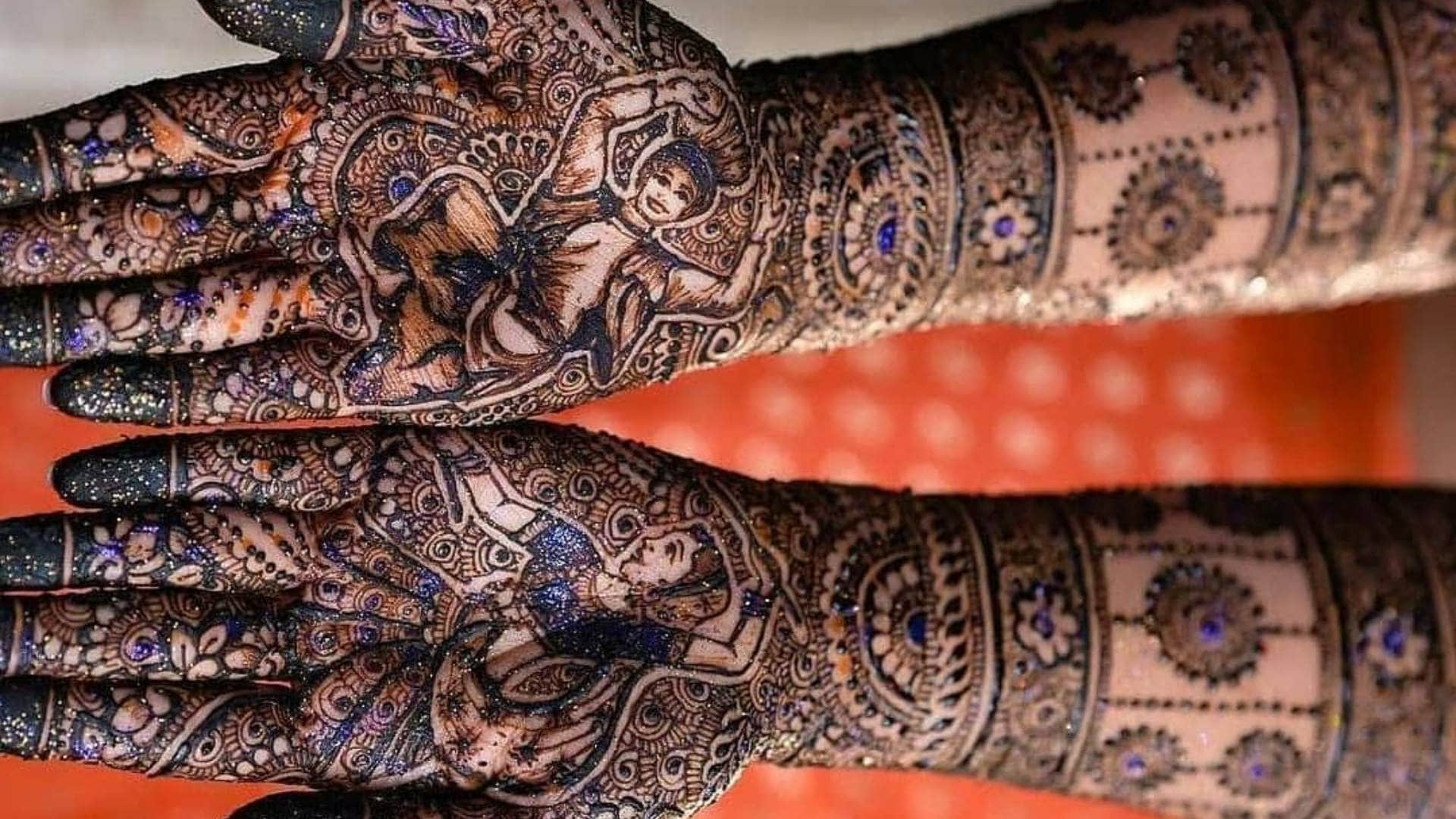 Shardiya Navratri 2023 latest Mehndi Design for Navratri