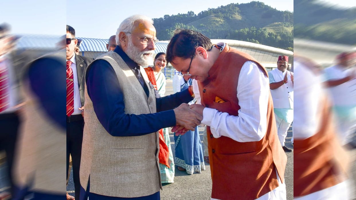 PM Modi Uttarakhand visit CM Dhami got a lot of praise