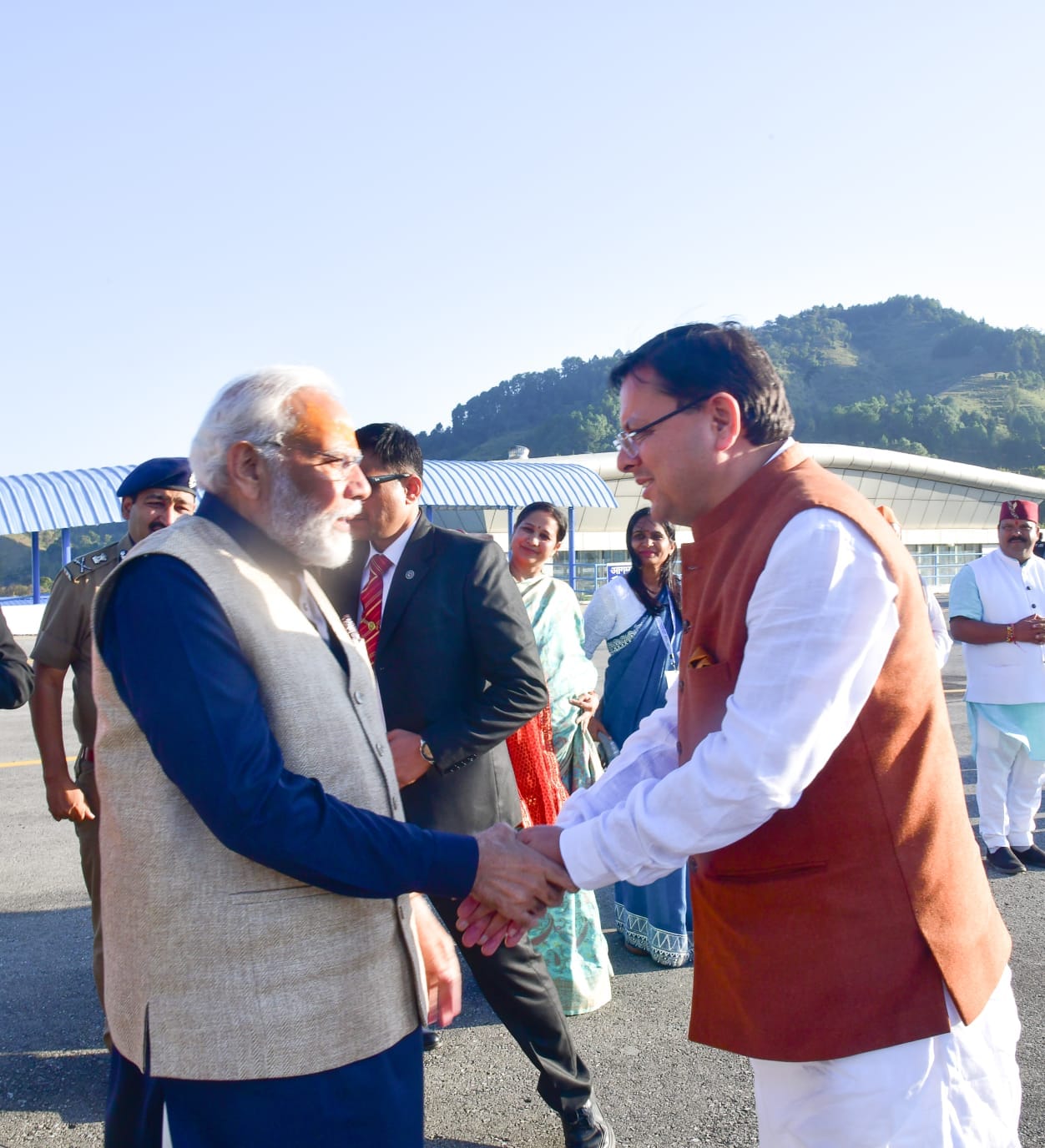 PM Modi Uttarakhand visit CM Dhami got a lot of praise