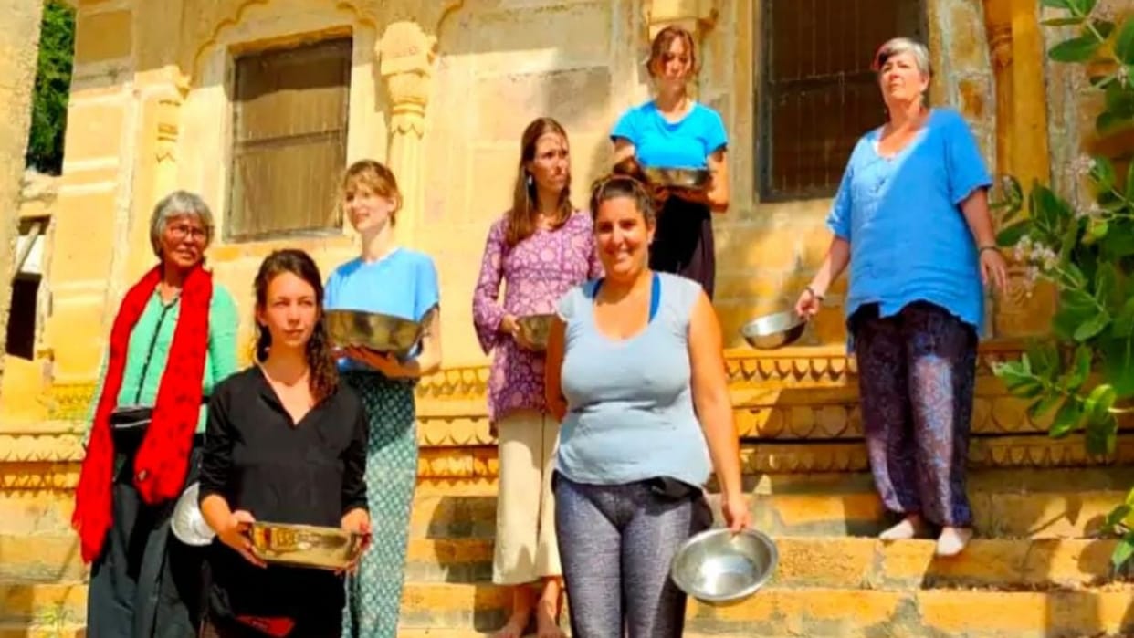Rajasthan Women from France performed Shraddha of grandparents in Pitru Paksha