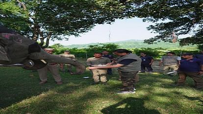 CM Pushkar Singh Dhami Visits Jim Corbett park