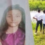 मृतक बच्ची सिया, तालाब के किनारे पड़ा मिला शव।