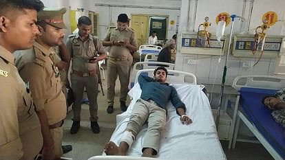 Azamgarh Encounter Vicious criminal injured in encounter, arrested; Happened on Ukrauda service lane