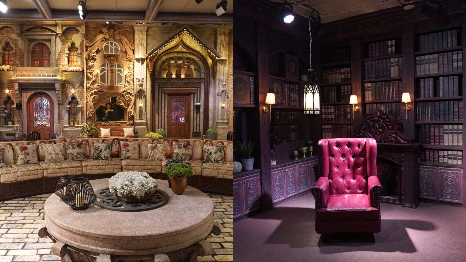Bigg Boss 17 Salman Khan hosted show house first photos out see very attractive pics of architecture carvings