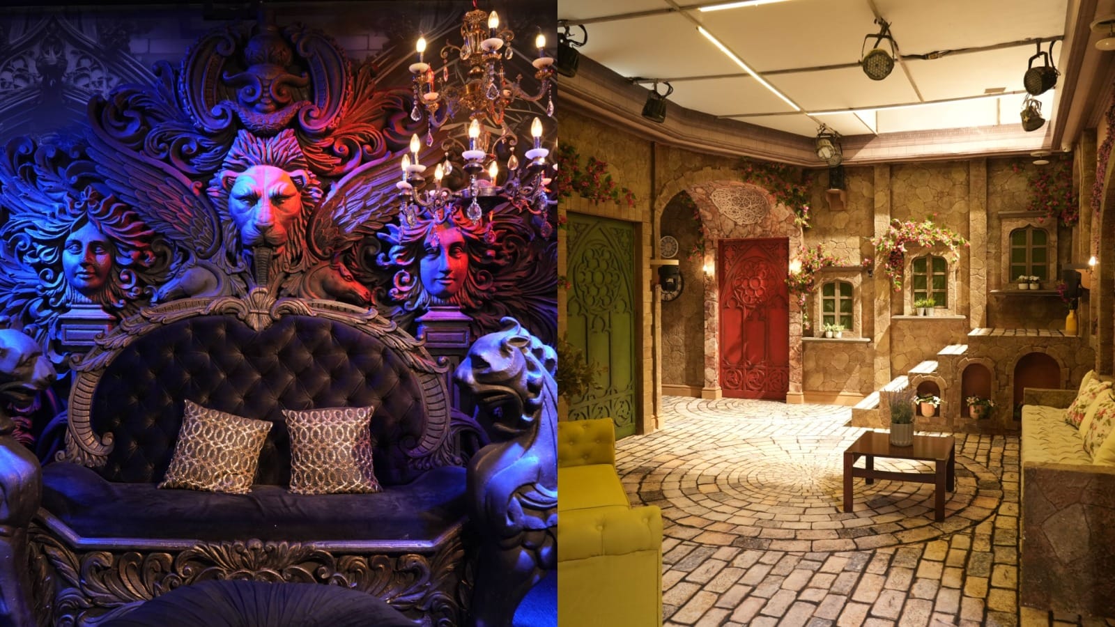 Bigg Boss 17 Salman Khan hosted show house first photos out see very attractive pics of architecture carvings