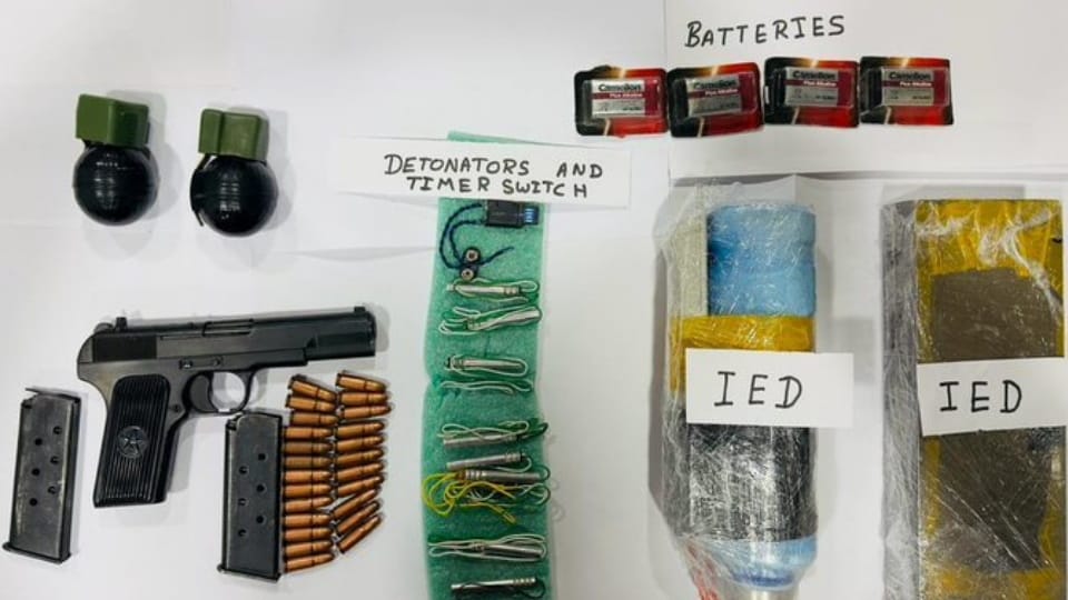 SSOC-Amritsar in joint operation with Central agency busted LeT module and arrested 2 persons with ammunition