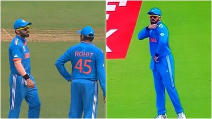 Virat Kohli Forgets to wear correct jersey in IND vs PAK ODI WC 2023 Match