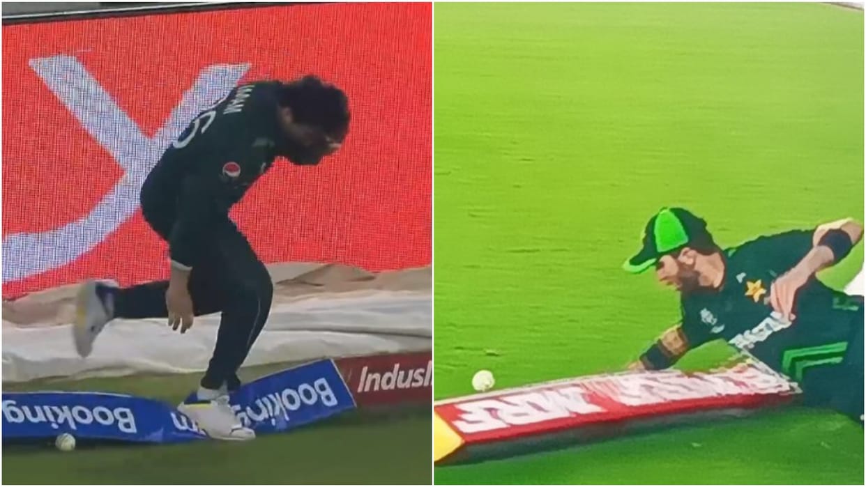 Pakistan trolled for bad Fielding in IND vs PAK ODI WC 2023 Match in Ahmedabad