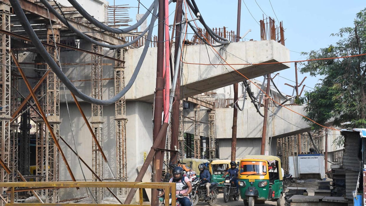 weather changed development works started gaining momentum