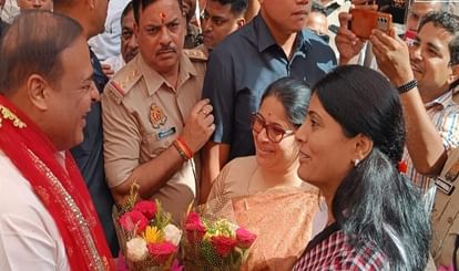 Mirzapur: हमास का समर्थन करने वाले को जेल भेजना हमारा काम, विंध्याचल में असम के सीएम हिमंत बिस्वा सरमा का बयान People are supporting terrorism, not Hamas', statement of Assam CM Himanta Biswa Sarma who reached Vindhyachal