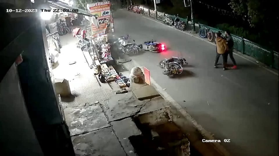 Road accident in Nainital
