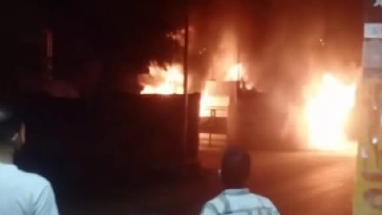 Fire breaks out in rice mill in Kurukshetra of Haryana