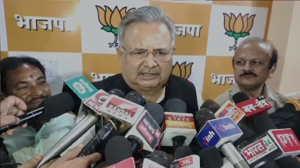 Former Chief Minister Raman Singh hit back at Chief Minister Bhupesh Baghel statement in Rajnandgaon