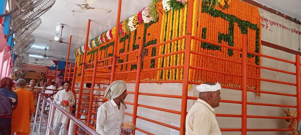 Vindhya Dham is fully decorated, artisans came with flowers from Chennai-Dehradun, Bangalore and Kolkata