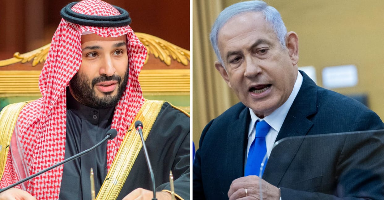 saudi arabia israel talks backed by usa on hold amid war with hamas palestine iran