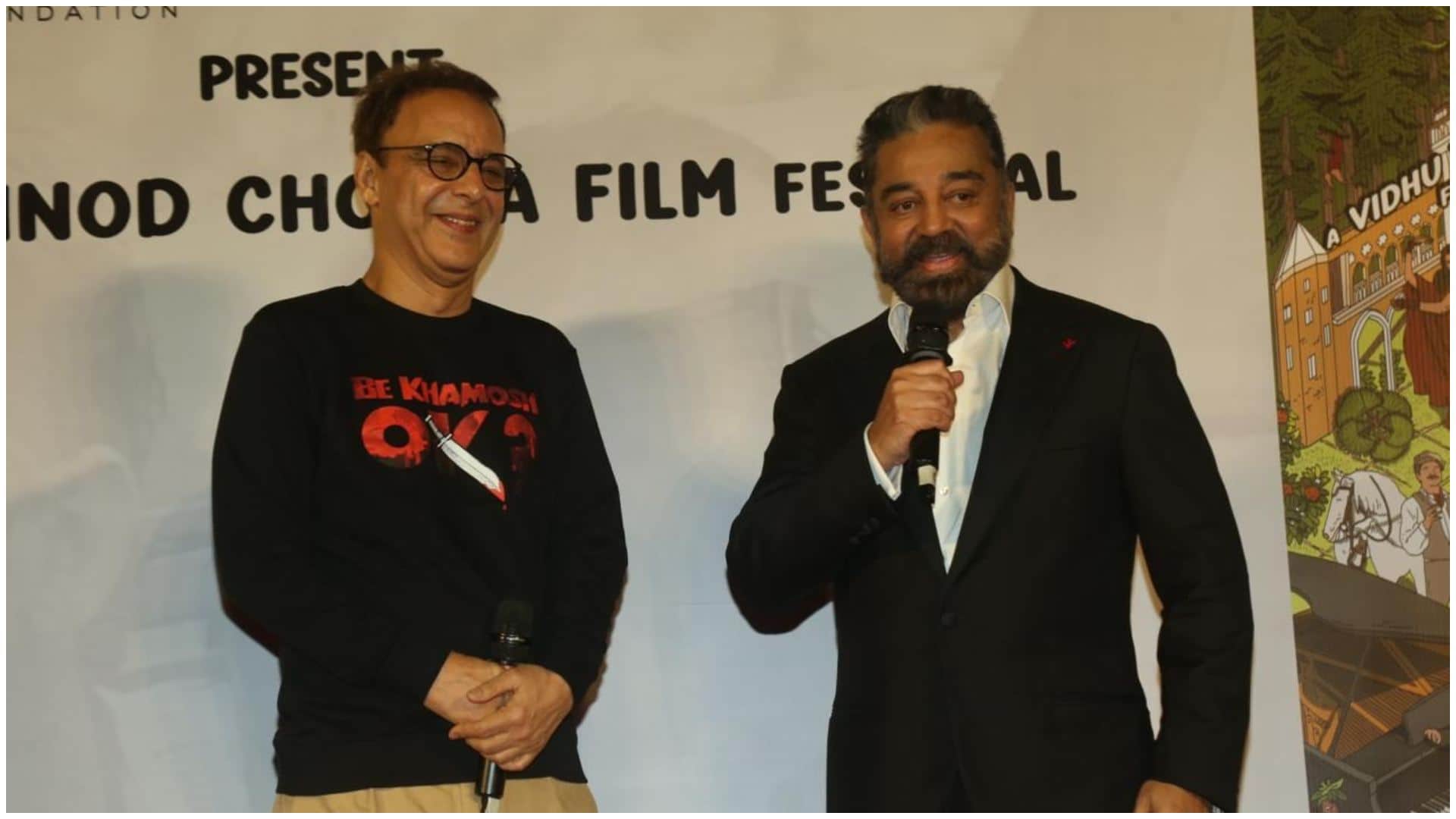Vidhu Vinod Chopra gets standing ovation at special screening of murder mystery khamosh kamal Naseer Shabana