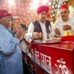 आरआरएस प्रमुख बाबे वाली माता के दरबार पुहंचे