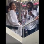 ODI World Cup 2023, IND vs PAK, Arijit Singh, seen, taking picture, Anushka Sharma, India vs Pakista