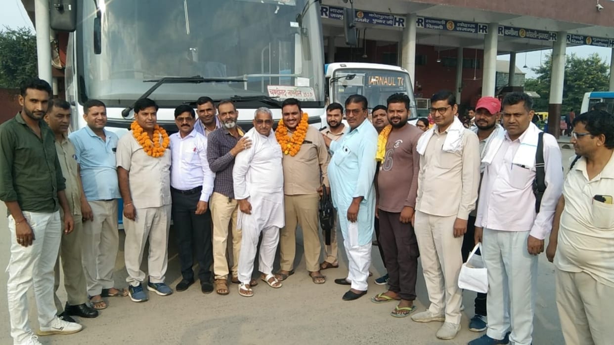 Haryana Roadways: AC bus started from Mahendragarh to Chandigarh