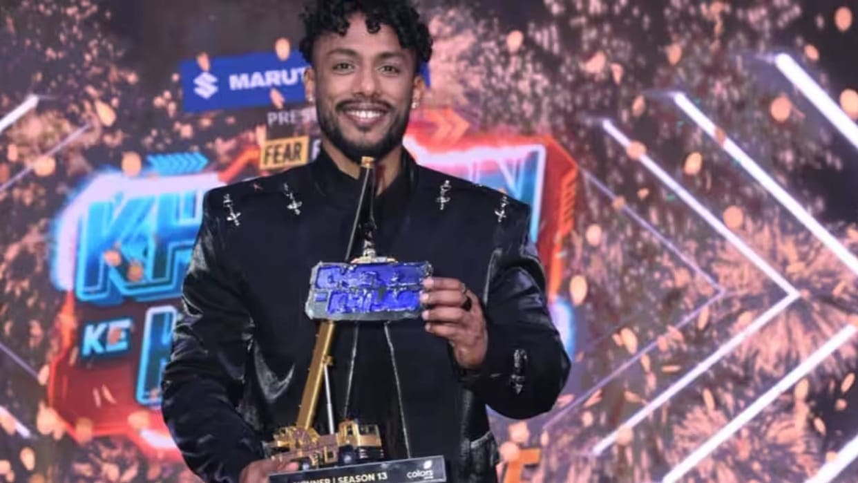 Khatron Ke Khiladi 13 winner Dino James beats  Arjit Taneja and Aishwarya Sharma got rohit shetty show trophy
