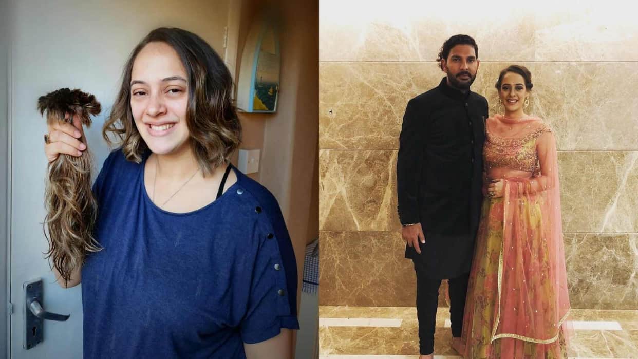 Hazel Keech Donates Her Hair To Made Wigs for Cancer Patients decided after Yuvraj Singh Cancer