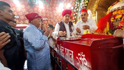 आरआरएस प्रमुख बाबे वाली माता के दरबार पुहंचे