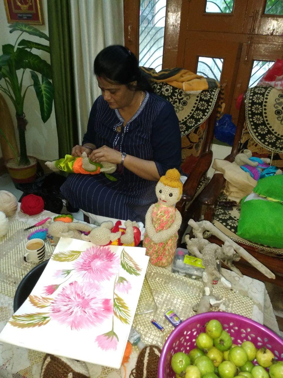 Azamgarh's Santosh did wonders: Junk workmanship is enhancing the beauty of luxurious houses, everyone is prai