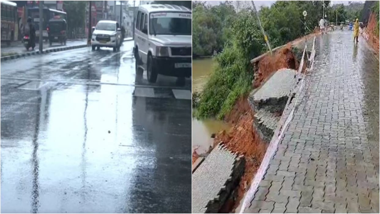 Kerala Heavy Rains Orange Alert in four districts thiruvananthapuram flood like situation