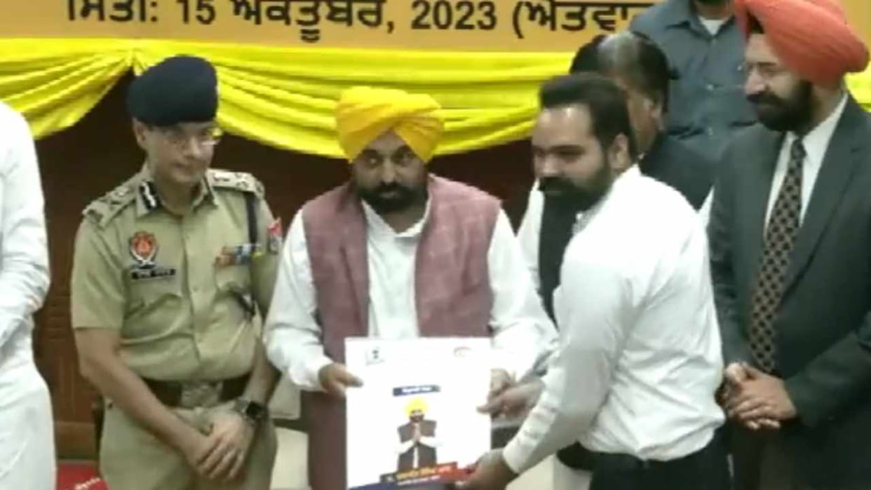 Punjab CM Bhagwant Mann distributes appointment letters to newly-appointed candidates
