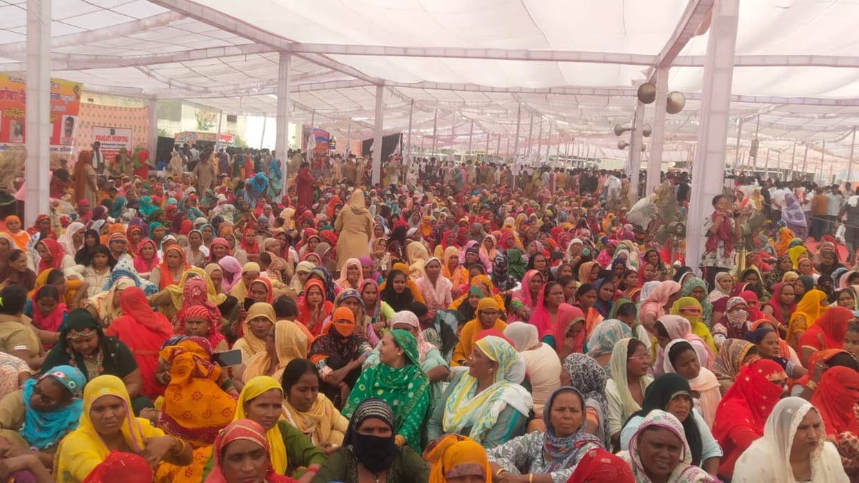 Haryana: Sanitation workers from across the state gathered in the rally in Rohtak