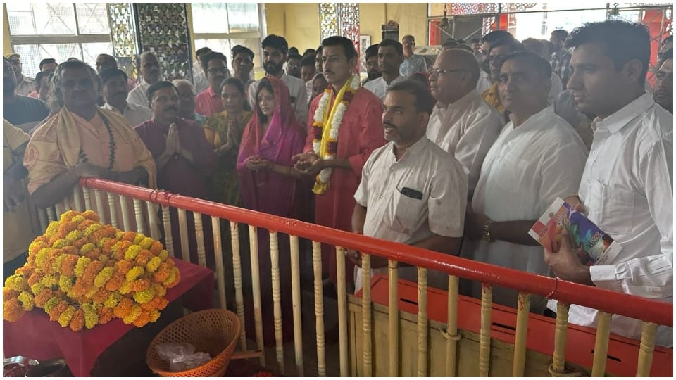 Rajasthan Elections 2023: BJP candidate Rajyavardhan Singh Rathore started election campaign  Jharkhand Mahade