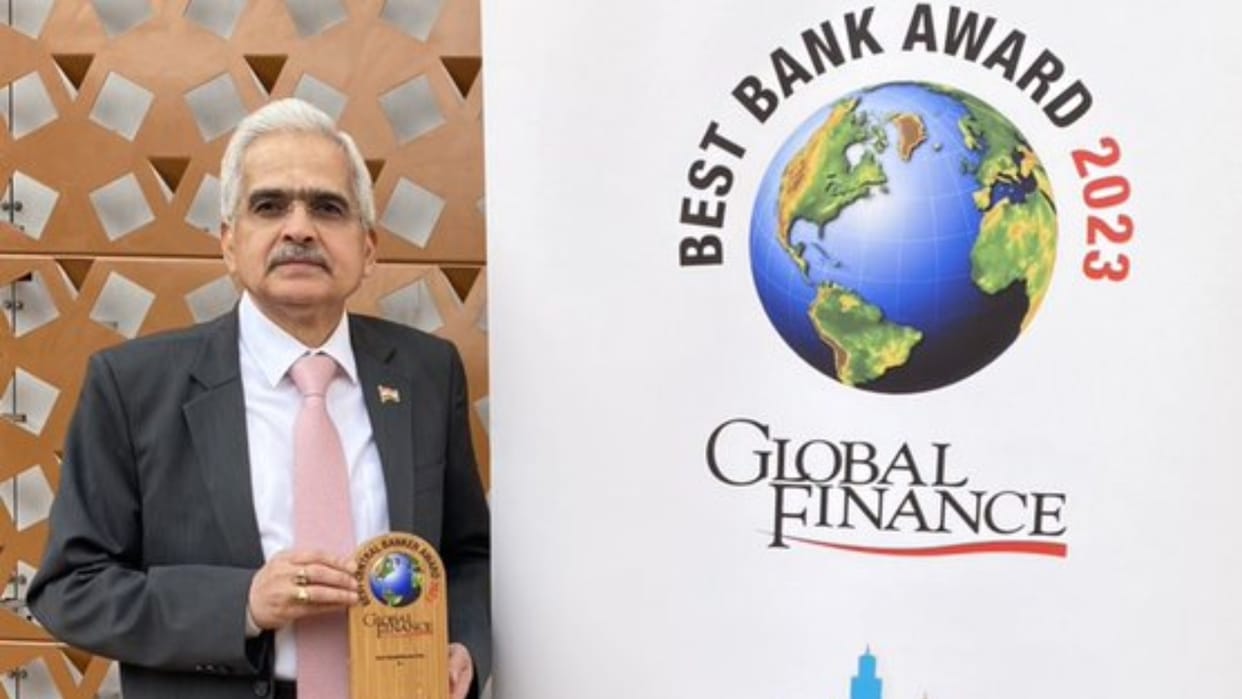 RBI Governor Shaktikanta Das receives award A+ ranking in Global Finance Central Banker Report Card 2023