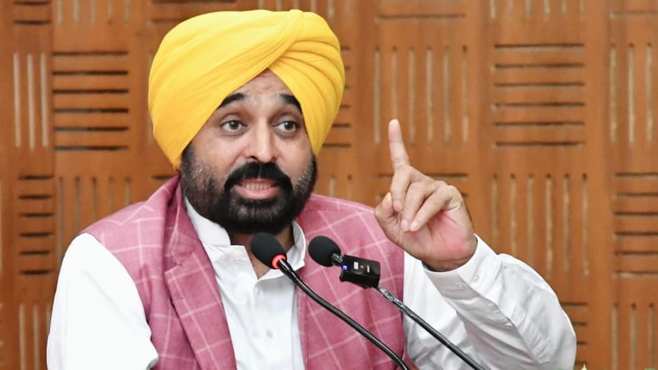 Bhagwant Mann targets central govt for not selecting Punjab tableau for Republic Day parade