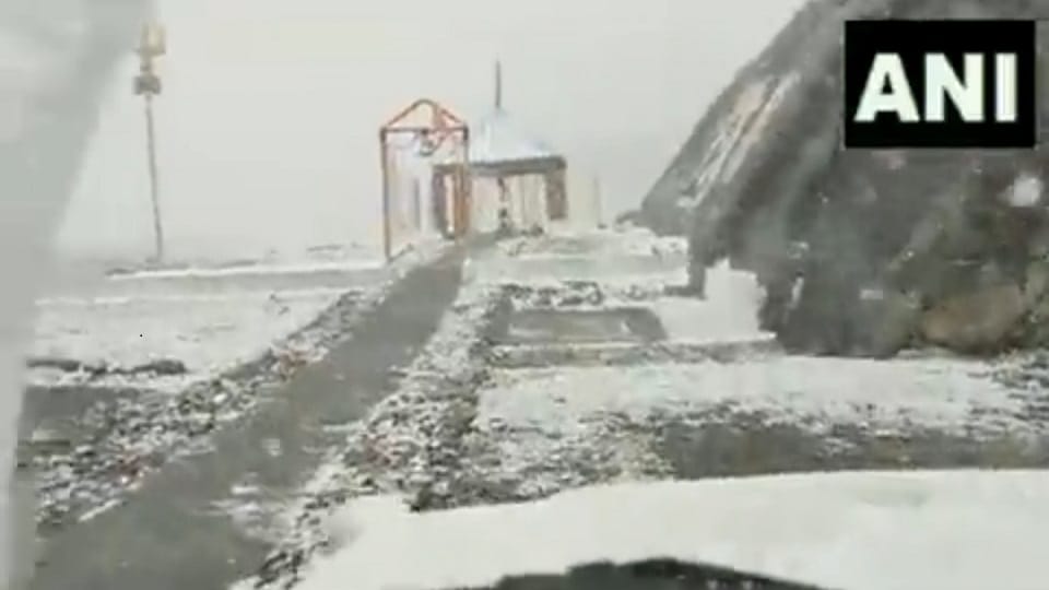 Snowfall in Jeolikang and Adi Kailash