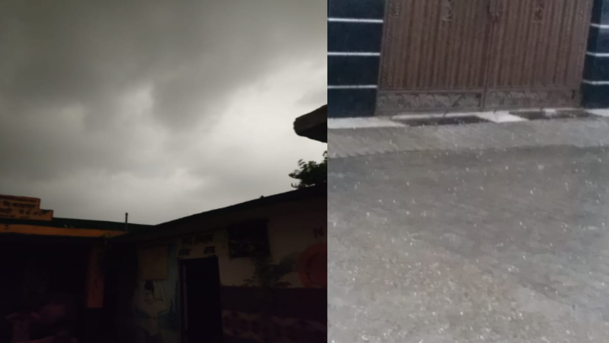 Weather in West UP: rain in Many District, hailstrom in Saharanpur, check weather forecast