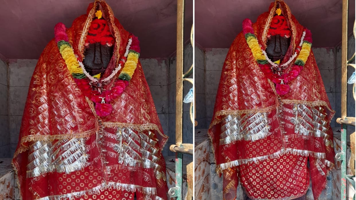 Navratri 2023: The goddess idol was found near the pond is popular by the name of Khermai.