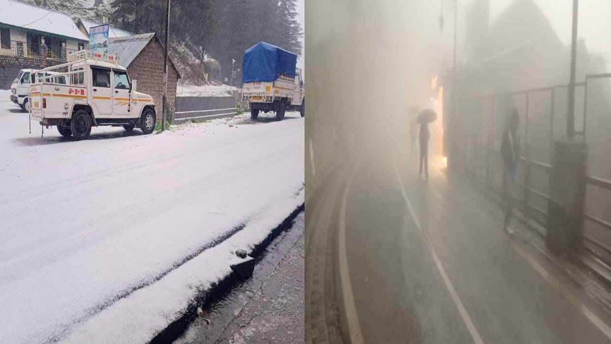 Himachal Weather: heavy rain in shimla and other parts of state, darkness during the day