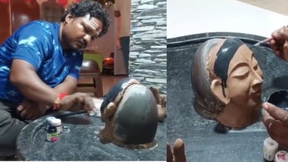 Ujjain News: A unique devotee of Mahakal makes a mask from the soil of Ujjain and adorns Lord Shiva in Punjab