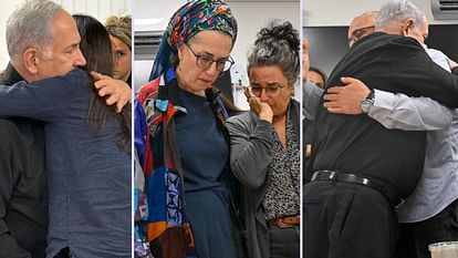 Israel-Hamas War: युद्ध में लापता और बंधक बनाए गए लोगों के परिजनों से मिले नेतन्याहू, गले लगकर दी सांत्वना PM Netanyahu met families of missing and hostage people of Israel and hamas war
